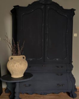 Grote kuifkast blauw