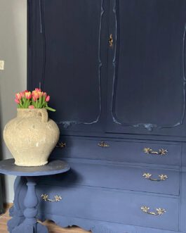 Grote kuifkast blauw