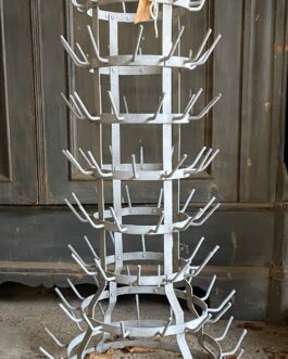 Brocant flessenrek uit Frankrijk